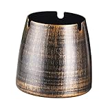 MAGICLULU 1 Stück Retro-aschenbecher Material Für Einfaches Räucheraschenglas Empfindlicher Aschebehälter Kreativer Aschenbecher Dekorativer Aschenbecher Metall Kaffee