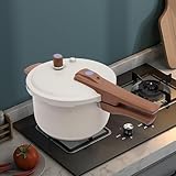 Schnellkochtopf 7L Ø 24 cm Pressure Cooker Edelstahl Dampfkochtopf großes Schnellkochtopf Induktion Druckkochtopf für alle Arten von Herdarten