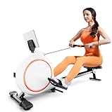 Superun Rudergerät für Zuhause mit 32 Stufen Widerstand - Leises Magnetisches Rudergerät mit APP und LCD Display - Fitnessgeräte Einfacher Aufbau