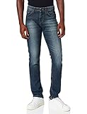 TOM TAILOR Herren Marvin Straight Jeans 1001232, 10281 - Mid Stone Wash Denim, 33W / 32L