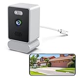 YUEHISY 3MP 2K-Fensterkamera für die Sicherheit zu Hause – Peel & Stick-Innenkamera mit 24/7-, 2,4G/5G-WLAN, Personen- und Bewegungserkennung