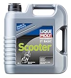 LIQUI MOLY Motorbike 2T Basic Scooter | 4 L | Motorrad 2-Takt-Öl | Art.-Nr.: 1237