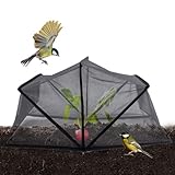 Bettabdeckung, Pflanzenabdeckungen – Faltbarer Sichtschutz und Eisenkuppel, 80 x 34 x 35 cm, tragbarer Hochbeetschutz, wiederverwendbarer Pflanzenschutz für Setzlinge, Gemüse, Obst, Gartenarbeit im