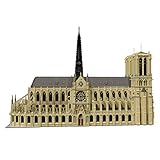 PuzzXfundty Architektonisches Meisterwerk: Notre Dame de Paris Modularer Baukasten (MOC-43974) - Perfekt für die Ausstellung und Sammlung(Designed by Stefano Mapelli)