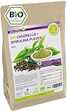 Vita2You BIO Chlorella + Spirulina Mix Pulver 500g - Verhältnis 50:50 - Aus Ökologischen Anbau DE-ÖKO-006 - Zippbeutel - Premium Qualität