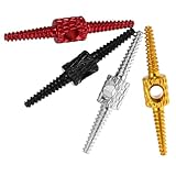 VICASKY 4 Stück Fahrrad Bremskabel Endkappen Teiliges aus Langlebigem Material Kabelendhülsen für Mountainbike und Rennrad Schutz für Bremszugspitzen Einfache Handfixierung Farblich