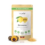 Bio Lucuma Pulver 200g 100% naturbelassen ohne Zusatzstoffe ideal für Diabetiker zum Backen Rohkostqualiät Vegan und glutenfrei