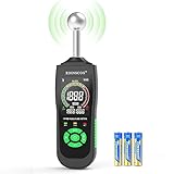 Rdinscos, Feuchtigkeitsmessgerät für Wände, professionelles Hygrometer mit Farb-Bildschirm und akustischem Alarm, nadelloser Feuchtigkeitsdetektor (20–40 mm) für Holz, Wände, Gips und Mauerwerk