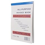 Healeved Bestellbuch und Belegheft für Kleinunternehmen Mehrspaltiges Rechnungsbuch in Kanariengelb und Weiß für Restaurants und Auftragsverwaltung Effizientes Finanzmanagement