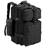 SHANNA Trekkingrucksack, Wanderrucksäcke Militärrucksack 45L Armee Rucksack MOLLE Assault Pack Taktischer Kampfrucksack für Outdoor Wandern Camping Trekking Angeln Jagd