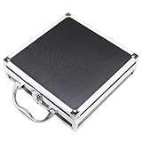 Aufbewahrungskoffer aus Aluminium, Aufbewahrung für Garagenwerkzeuge, Bastelzubehör, tragbarer Werkzeugkasten aus Aluminiumlegierung