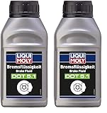 LIQUI MOLY Bremsflüssigkeit DOT 5.1 | 500 ml | Bremsflüssigkeit | Art.-Nr.: 21161, farblos (Packung mit 2)