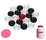 KRUM Premium High Class Plastic Carrom Combo 1 Set Carrom Coins & 1 Acrylic Striker and Carrom Powder