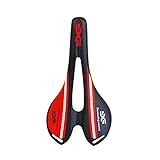 ESEN SP Superlight MTB/Rennrad Voll Carbon Hohl Sattel 3k matt/glänzend (Matte, red)