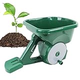 Handbetriebener Gartenstreuer – Leichtgängiges, Kurbelbetriebenes Sägerät, Leichte Outdoor-Verteilungsausrüstung, Effizientes Werkzeug, Grassamen, Kompost, Salz, Schnee | Betrieb Zur Pflanzenpflege I