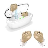 mit LED-Leistungsanzeige,wiederaufladbar oder für Senioren，Tnoak Schallverstärker mit Geräuschunterdrückung