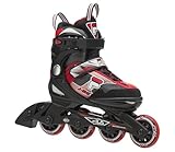 Fila Kid J-ONE Inline Skate, Black/RED, L (36-40)