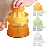 Manuelle Zitruspresse Zitronenpresse, Handkurbelpresse, Obstpresse, manuelle Zitronenpresse, Orangenpresse, manuelle Presse für maximale Extraktion, tragbare Obstpresse