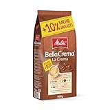 Melitta BellaCrema La Crema Ganze Kaffee-Bohnen 1,1kg, ungemahlen, Kaffeebohnen für Kaffee-Vollautomat, mittlere Röstung, geröstet in Deutschland, Stärke 3