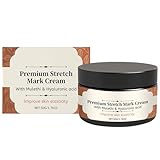 Schwangerschaftsstreifen Creme | 50 g Bauchpflege Schwangere | fettfreie Textur, beugt Schwangerschaftsstreifen und Elastizität vor | feuchtigkeitsspendend und vorbeugend