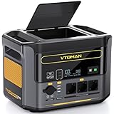 VTOMAN FlashSpeed 1000 Tragbare Powerstation - 828Wh/1000W (Peak 2000W) LiFePO4 Batterie Solar Generator mit Erweiterbare Kapazität, USV-Funktion, für Notstrom, Camping, Stromausfall zu Hause