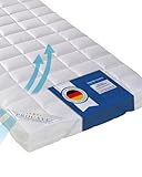 PROCAVE® Matratzenschoner 90x200 cm Topper | Molton Matratzenauflage mit 4 Eckgummis | Atmungsaktive Matratzentopper & Matratzenauflage | Anti Milben Matratzenbezug | Mattress Topper Made in Germany