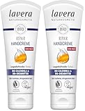 lavera Repair Handcreme – Bio Calendula und Sheabutter – SOS für beanspruchte Hände, langanhaltender Schutz – Vegan, Bio (1 x 75ml) (Packung mit 2)