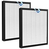 Vital 100S Ersatzfilter kompatibel mit LEVOIT Vital 100S HEPA Luftreiniger, 2 Pack H13 HEPA Filter und Aktivkohlefilter für Vital 100s Modellnummer ‎LAP-V102S-WEU