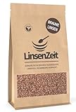 LinsenZeit – Braune Linsen 600g – Beluga Linsen – Laird-Linsen - Großartige Proteinquelle - Vegan & ohne Zusatzstoffe & Premium Qualität