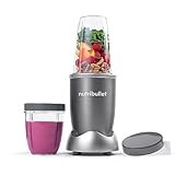 nutribullet Original, Smoothie Maker, 600 Watt Leistung, Einfach und schnell in der Anwendung, Kompakt, Leicht zu reinigen, Elektrischer Mixer, Zerkleinerer, Smoothiemixer, NB606DG, 1er Pack