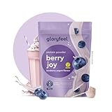 Veganes Proteinpulver Blaubeere - 1kg pflanzliches Eiweiß - 33 Portionen mit 21g Protein - OHNE Soja - Aus Erbsen-, Ackerbohnen- und Sonnenblumenprotein Pulver - 100% vegan & laktosefrei