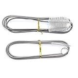 2 Stück rohrreinigungsbürste schlauchbürste rohrbürste, Abflussreiniger bürste abflussbürste,aquarium reinigungs set rohrreiniger,Zum Aquarium Wasserschlauch Luftschlauch Entblocken von Abflusslöchern