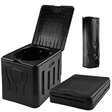 Sudnsadaks Campingtoilette, Tragbares Reisetoilette, Faltbare Toiletten, Auto WC Unterwegs, Mobile Trockentrenntoilette Ohne Chemie für Camping, Mobile Klo für Camping, Wohnmobil, Wandern