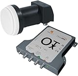 Global Invacom OTX KIT 1310 - der Ersatz für optische LNB - für bis zu 32 LWL-Anschlüsse, inkl. WB LNB