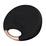 Toddmomy Tragbarer Kabelloser Lautsprecher mit Kraftvollem Bass Stilvollem Design und Stabilem Wireless für Drinnen und Draußen Inklusive Ladekabel Schwarz