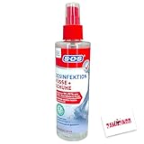 SOS Fuß-Desinfektion-Spray 250ml | Nach Normen Geprüft, wirksam bei Fußpilzerregern, Wirksam gegen Faden & Hefepilze, Beseitigt 99,99% der Bakterien