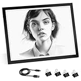 DONPODER Gen2 LED Leuchttisch A3 - Zeichenbrett & Lichtbox für Diamond Painting, Kinder & Künstler, LED Leuchtkasten mit gleichmäßiger Beleuchtung, Zeichentafel A3 (30x42cm)