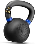 HQ Germany® Powdercoat Kettlebell | Vollguss | 2-32kg | Starter-Sets | ±2,0% Gewichtstoleranz, Gewicht:12KG