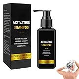 Root Activator Shampoo für Männer -Stärkend & glättend Wiederherstellend für graues Haar, dünner werdendes Haar - Männer & Frauen (100ml)