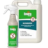 Envira Holzwurm-Spray - Holzwurm Ex Gegen Holzschädigende Insekten Mit Langzeitschutz - Auf Wasserbasis - 500 ml + 2L