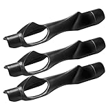 NJTHNTJR 3X Golf-Trainingshilfe, GolfschläGer- für Swing-Grip-Trainer, ÜBungshilfe für die Linke und Rechte Hand, Schwarz