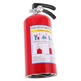 Gatuida Feuerlöscher spardose aus Langlebigem Abs Verstecktes Münzversteck mit Einfachem Knopfmechanismus Sichere Aufbewahrung für Bargeld und Schmuck Dekorative Safe Box für Zuhause und