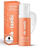 Natürliches Sensitiv Gleitgel mit Hyaluron für Frauen - Intim Gel auf Wasserbasis bei Trockenheit, pH freundliches Gleitmittel, Wasserbasiertes Lube mit Milchsäure - ohtastic - (50ml)