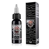 HAWINK Schwarze Tattoo-Tinte 1 oz (30 ml) Veganfreundliche Standardpigment-Tattoo-Zubehör Pure Black TI203-30-001