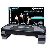 Schildkröt Fitness Stepper | 3-fach höhenverstellbares Aerobic-Steppbrett für Zuhause | Rutschfeste Oberfläche & Gummifüße | max. belastbar bis 150 kg