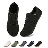 Merdoo Barfuss Schuhe Damen Barfußschuhe Herren Barfuß Sneaker Barefoot Squat Shoes Deadlift Schuhe Minimalistische Walkingschuhe Turnschuhe Schwarz 39