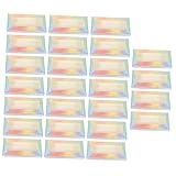 Ipetboom 25Stücke Wimpern Aufbewahrungsboxen Leere Wimpernorganisatoren Für Gefälschte Wimpern Kosmetik Verpackungskästen Silberne Für DIY Und Professionelle