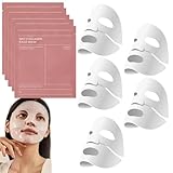 Bio Collagen Mask Korean, 5Pcs Bio Collagen Maske Overnight, Hydratisierende Übernachtmaske, Anti-aging Kollagen Gesichtsmaske, Lösliche Collagen Night Wrapping Mask Sheet Mask