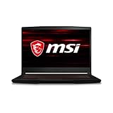 MSI GF63 Thin 10SC-054IT, Notebook Gaming FHD 15,6 Zoll, 144Hz, Intel I7-10750H, Nvidia GTX 1650 Max-Q 4GB GDDR6, 16GB DDR4, 512GB SS M.2 PCIe NVMe, WiFi 6 AX Win 10 Home [Layout und Garantie