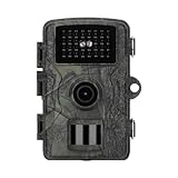 Wildkamera 32MP HD,Jagdkamera mit Bewegungssensor, Nachtsicht, 0,1s Auslösezeit,, Infrarot Wildkamera mit 32G Speicherkarte für die Jagd Wildlife Scouting Garten Haus Sicherheit IP66 Wasserdicht